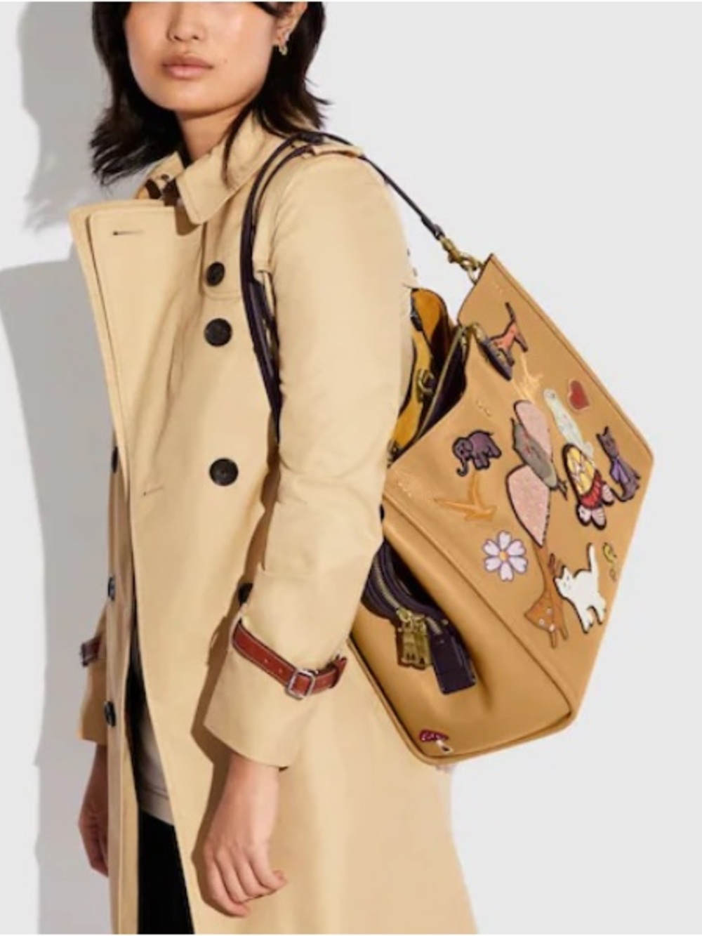 Coach Rogue 39 Shoulder Bag - Brown - Picture 2 of 12